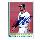 A.J. Vukovich autograph